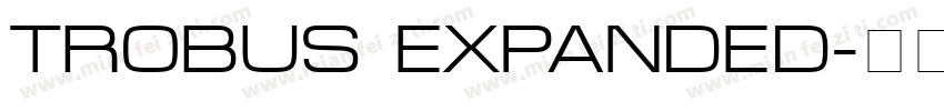 TROBUS EXPANDED字体转换